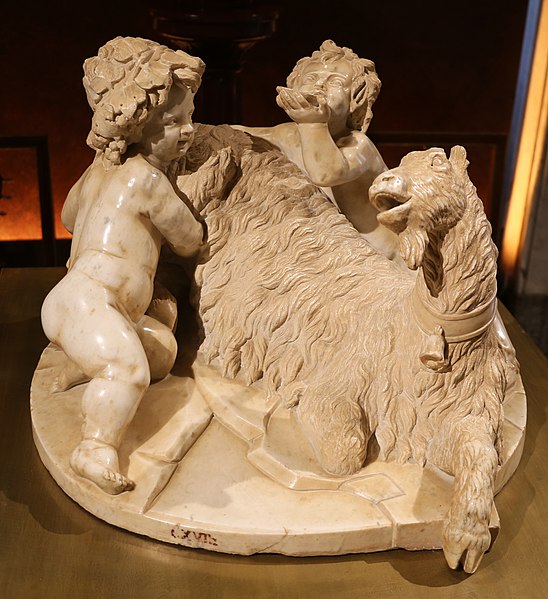Amaltea e Zeus, Bernini