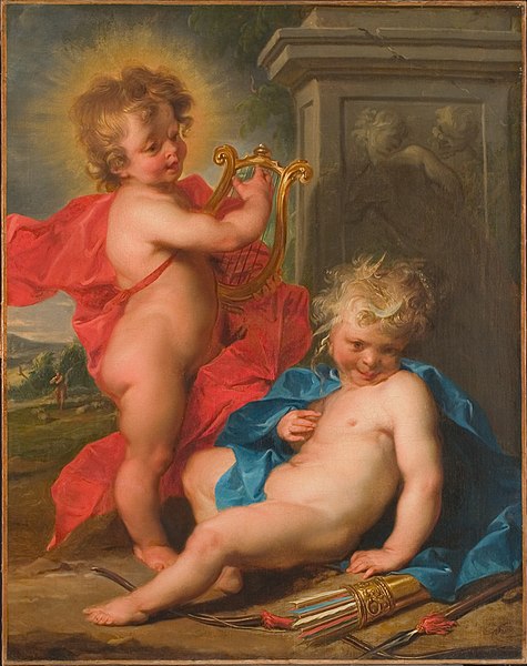 Apollo e Diana, Jacob de Wit, 1720-1730 ca, Rijksmuseum Twenthe, Enschede