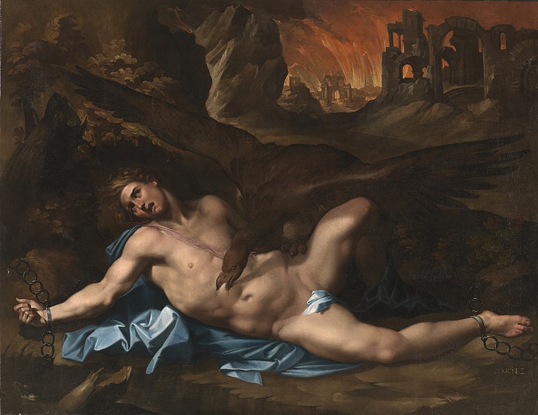 Prometeo Incatenato, Gregorio Martinez, 1590, Museo de Prado, Madrid