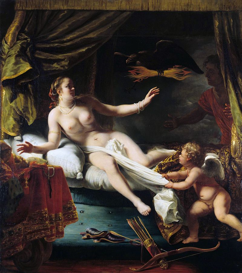 Egina attende l'arrivo di Zeus, Ferdinand Bol, 17° secolo, Meininger Museen, Germania