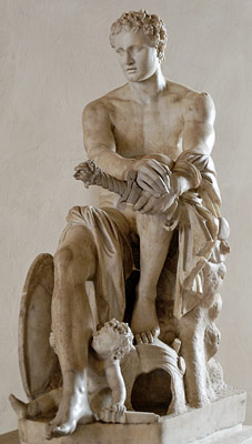 Statua di Marte, Museo nazionale romano, palazzo Altemps