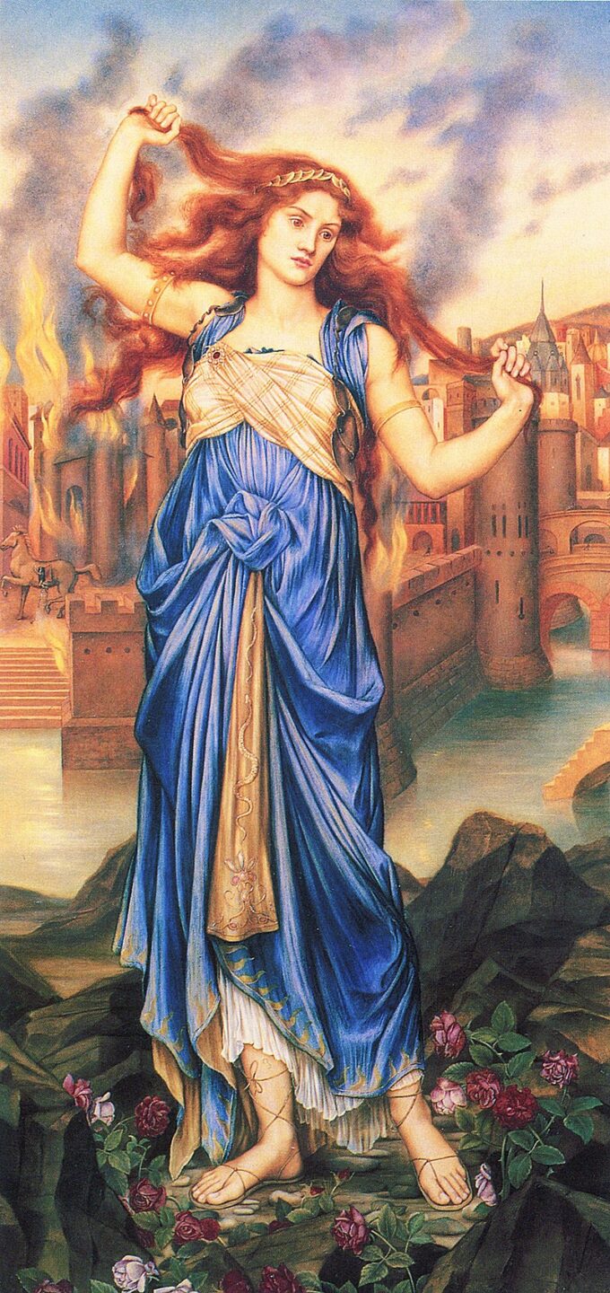 Evelyn de Morgan - Cassandra