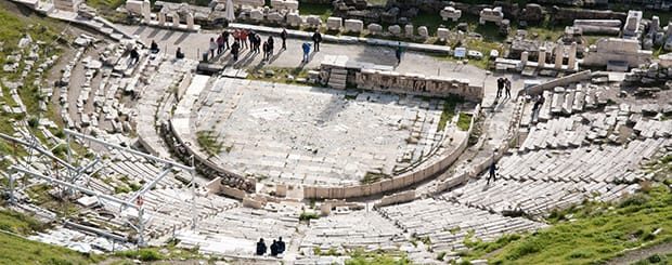 Il teatro di Dioniso ad Atene