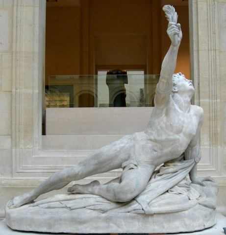 Soldato che annuncia la vittoria di Maratona, Jean-Pierre Cortot, 1822, Museo del Louvre