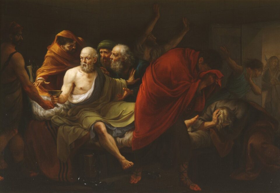 Morte di Socrate, Biagio Martini, 1791, Accademia delle Belle arti di Parma