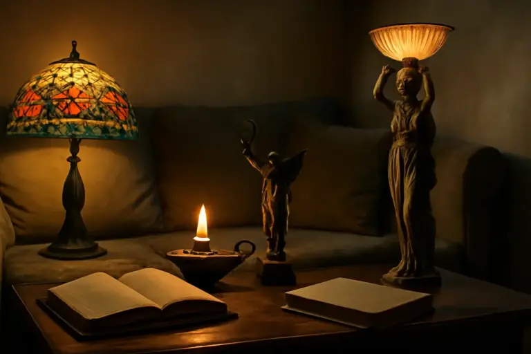 Lampade e illuminazione nei racconti mitologici: come ricreare atmosfere benefiche a casa propria