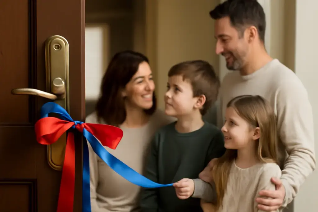 Perché si intrecciano nastri nelle maniglie? Una pratica semplice per favorire armonia familiare