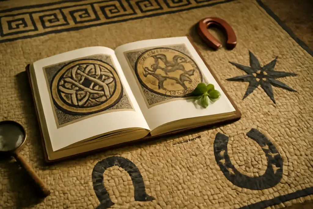 Mosaici pavimentali nelle leggende: come scegliere i disegni portafortuna secondo il mito